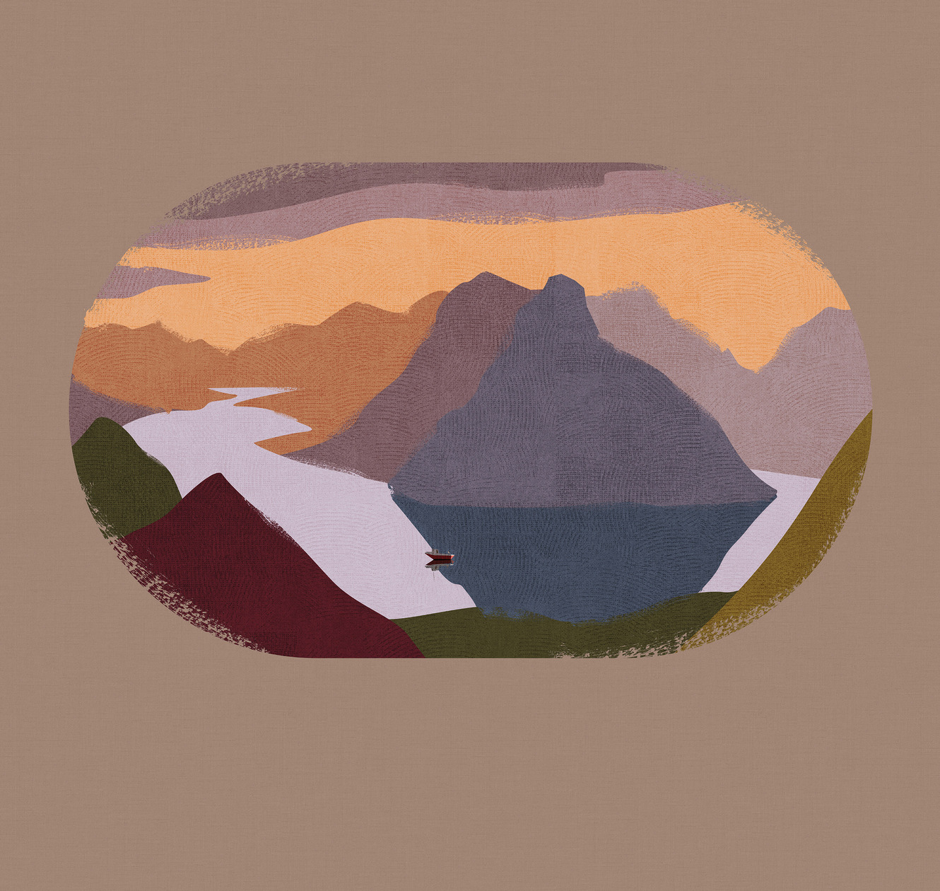 Панно Luna Круиз Путешествие в интерьере Фьорды CRZ2 012 3×2 Панно Luna Круиз Путешествие в интерьере Фьорды CRZ2 012 3×2